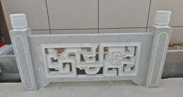 福建芝麻白河道栏杆 桥栏杆