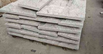 福建芝麻白蘑菇石，自然面