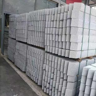 福建芝麻白树围石 树池