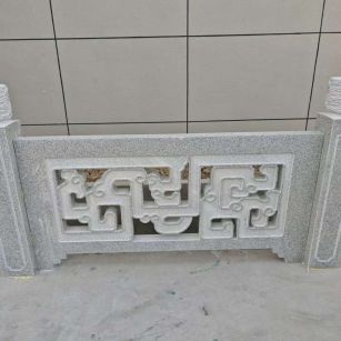 福建芝麻白河道栏杆 桥栏杆
