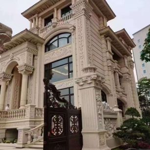 福建黄金麻别墅外墙异形定制