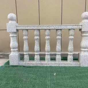 福建芝麻白阳台栏杆 花岗岩栏杆