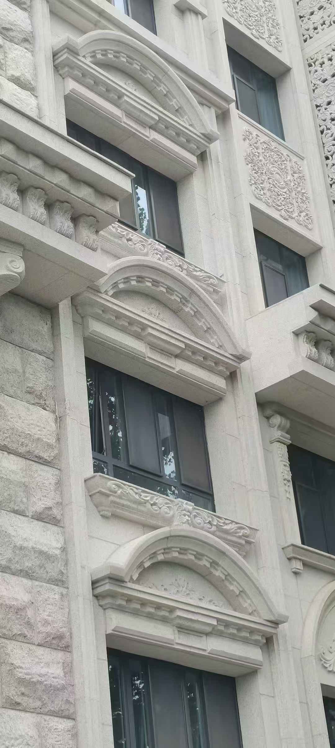 福建芝麻白异形 石材异形定制
