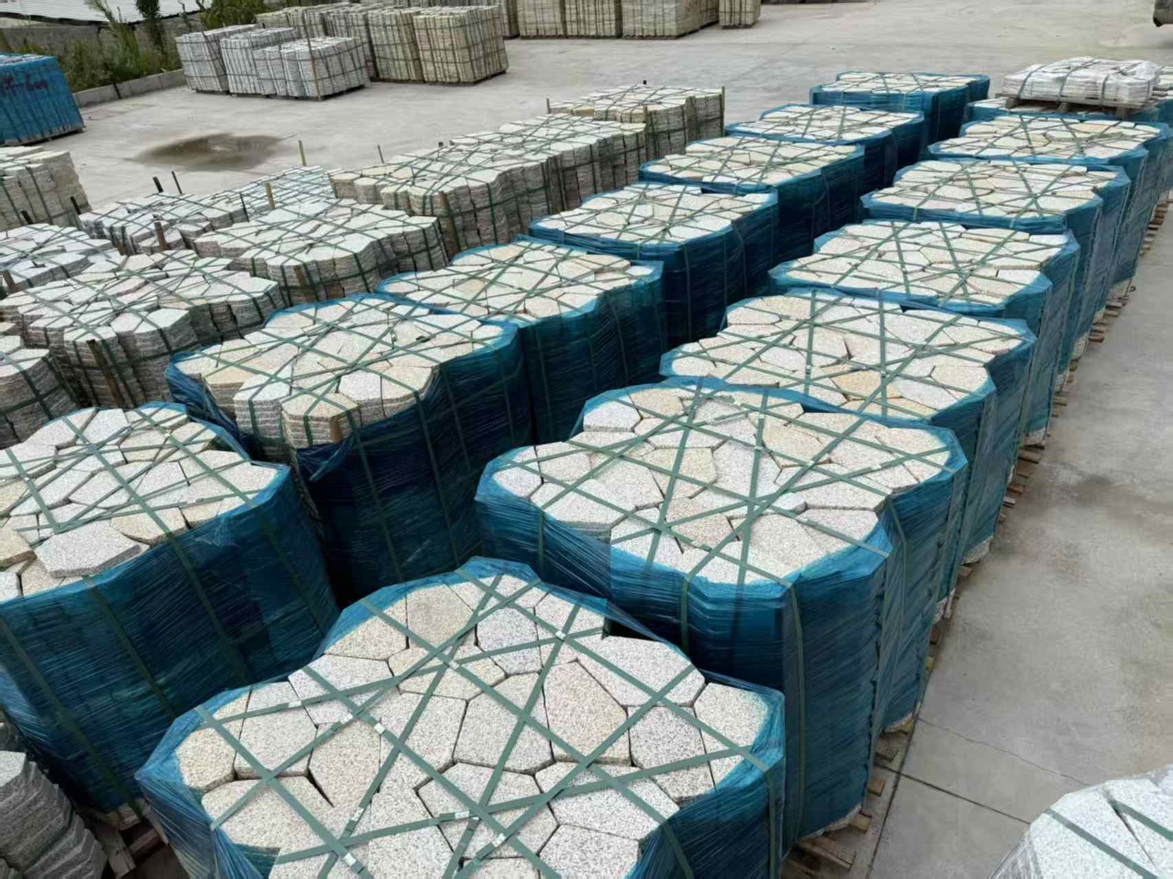 福建黄金麻冰裂纹 碎拼