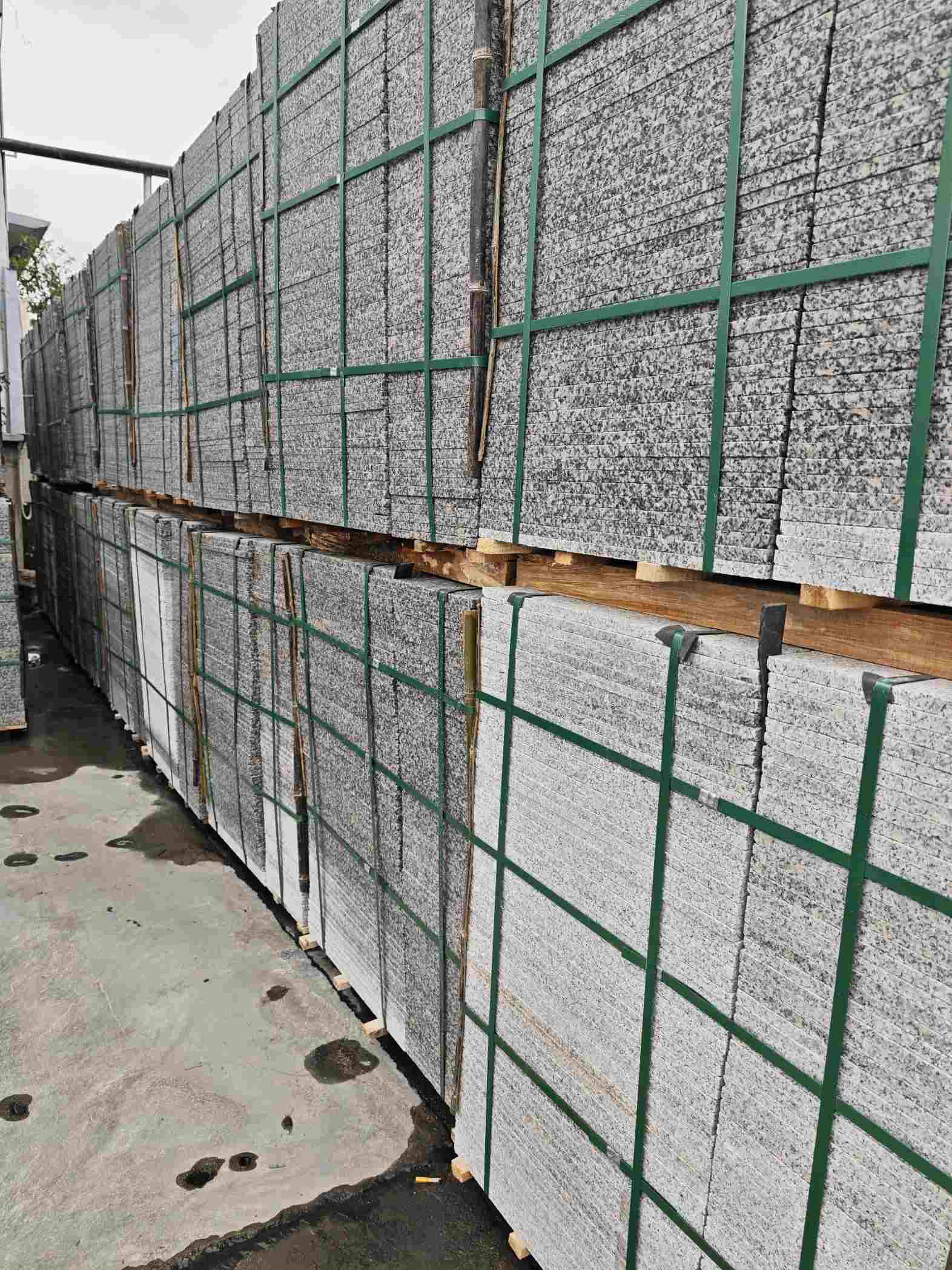 福建芙蓉白地铺石，石材地铺石