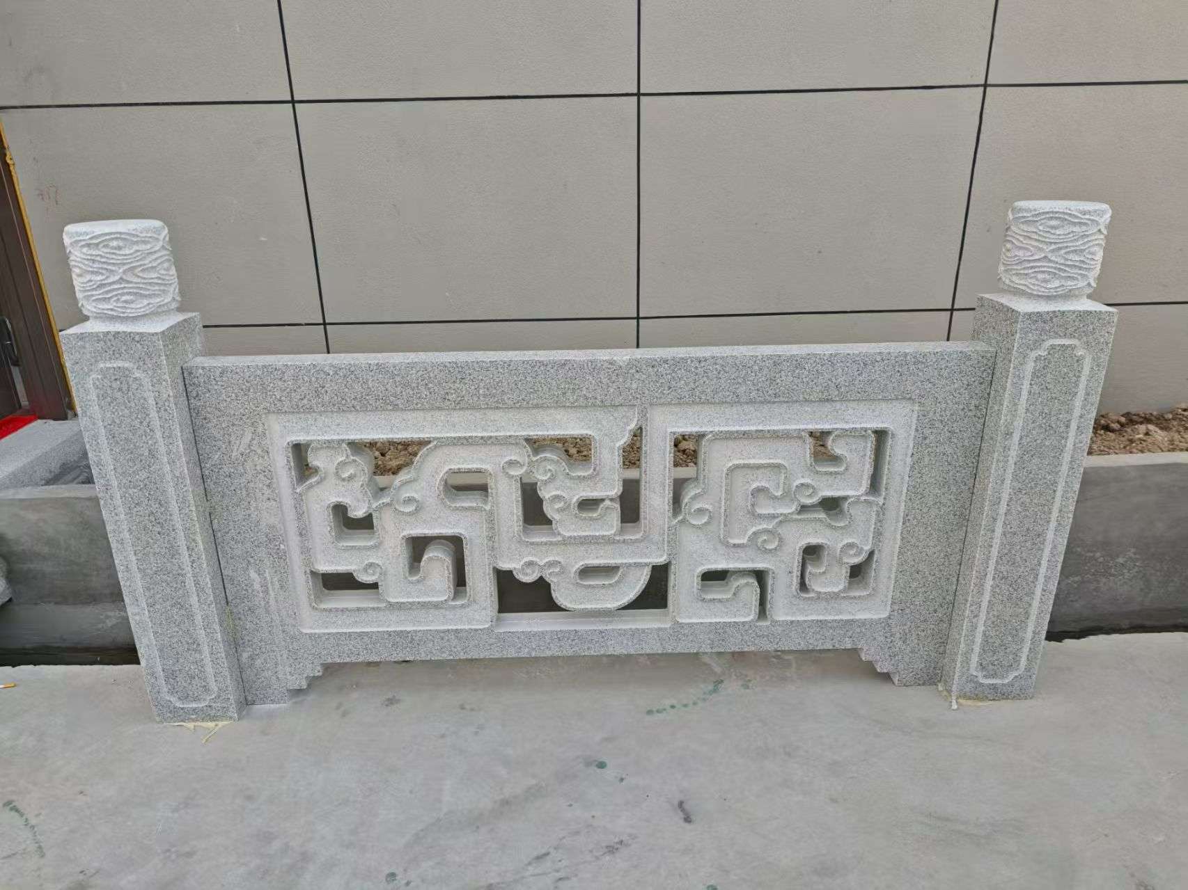 福建芝麻白河道栏杆 桥栏杆