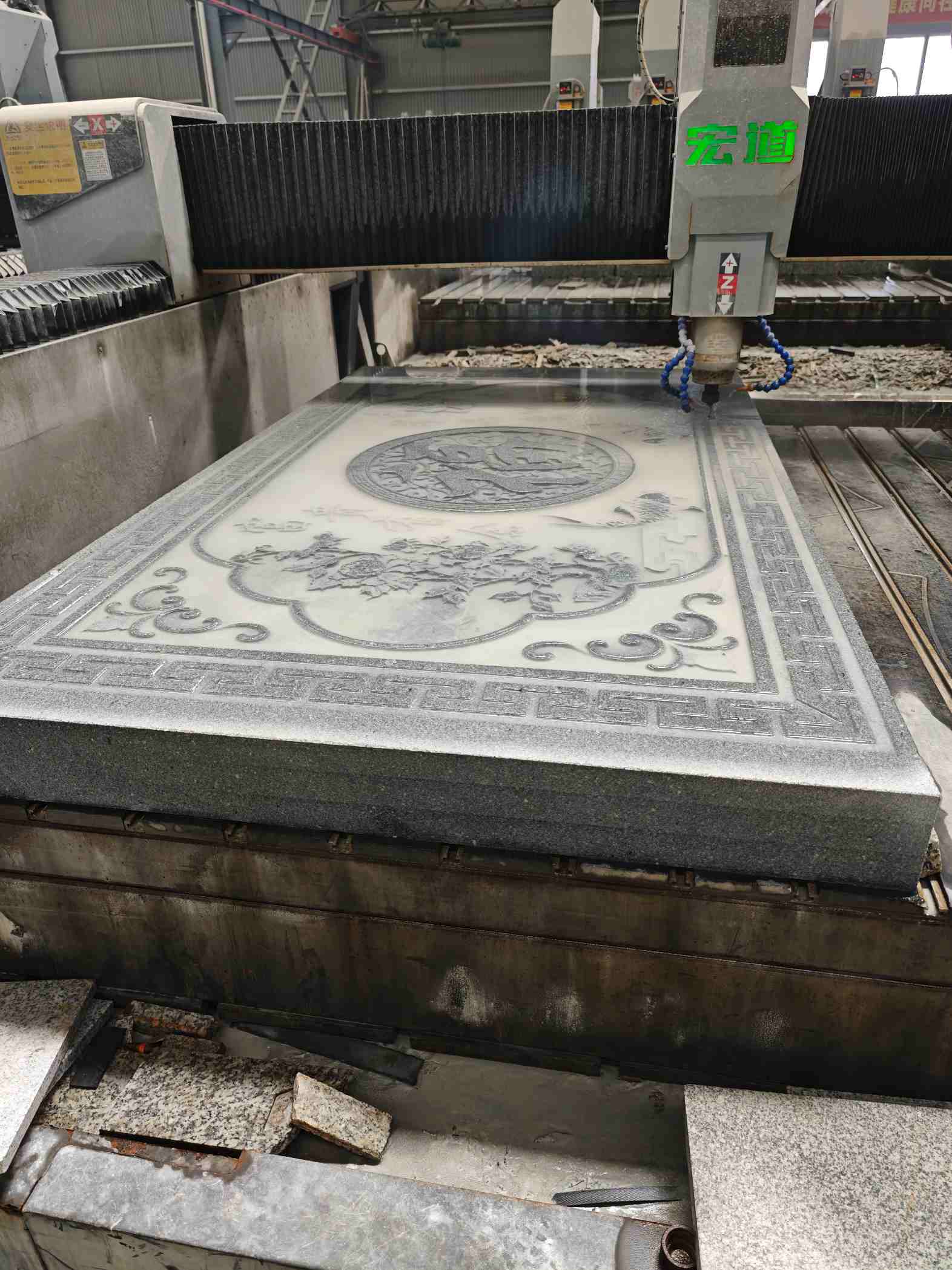 福建芝麻灰雕刻版异形雕刻异形定制